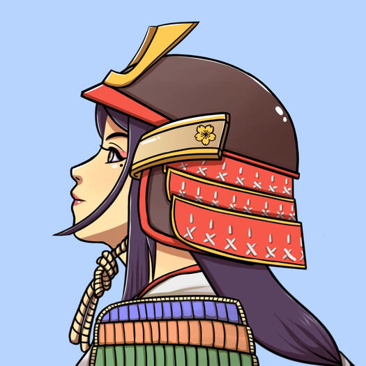 Onna-Bugeisha Helmet Girl